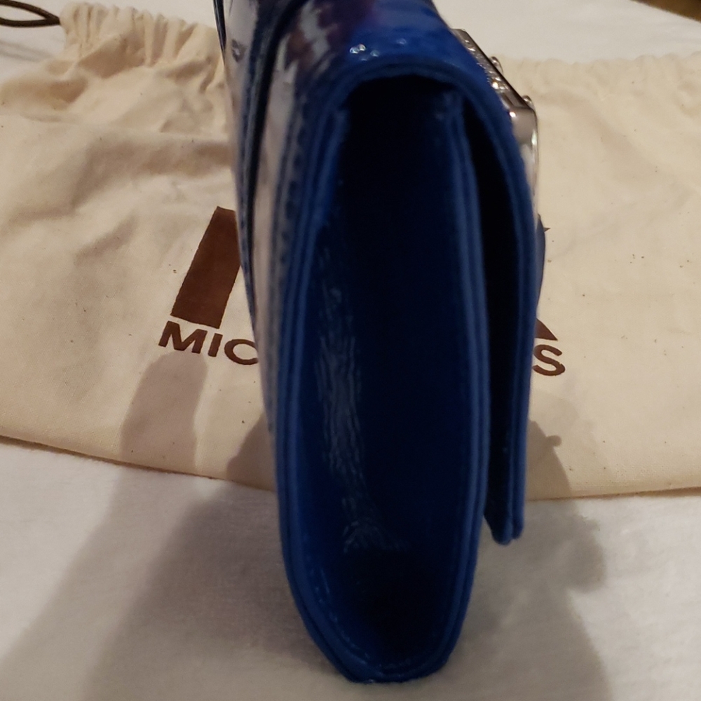 Michael Kors Royal Blue Clutch - Picture 4 of 6